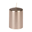 422554 Свеча парафиновая GLENBARR, H100 парафин, медный,металлик №0
