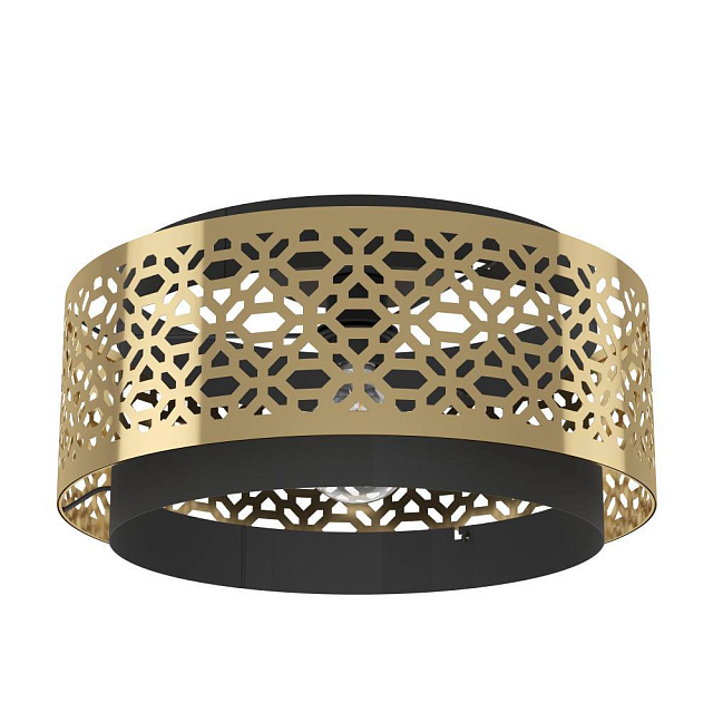 43979 Потолочный светильник SANDBACH, 1X40W (E27), ?420, сталь, черный, латунь в Екатеринбурге 43979 Потолочный светильник SANDBACH, 1X40W (E27), ?420, сталь, черный, латунь