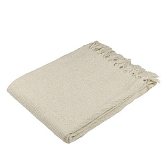 420306 Плед LONGLAC, L1300, B1700, 95 % хлопок, 5 % полиэстер, бежевый, золотой