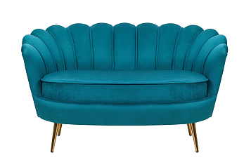 Диван ракушка Pearl Double Marine Velvet