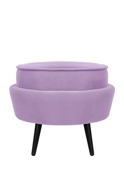 Пуф Pearl Adorn Purple на черных ножках