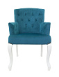 Классическое кресло Deron Blue and White №0