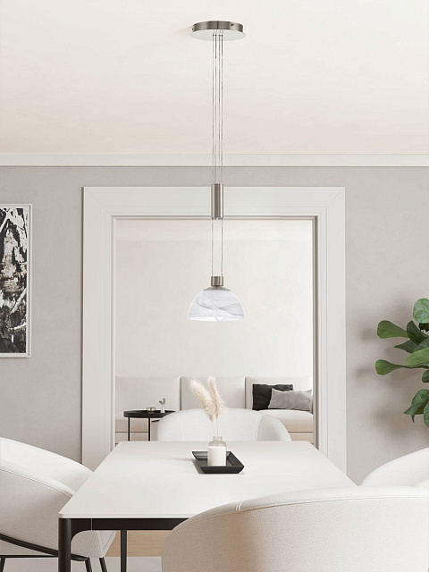 93466 Подвесной потолочный светильник (люстра) MONTEFIO светодиодный с регулировкой высоты