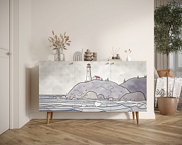 Комод с принтом 51 "Berber" арт BB01/Print_51