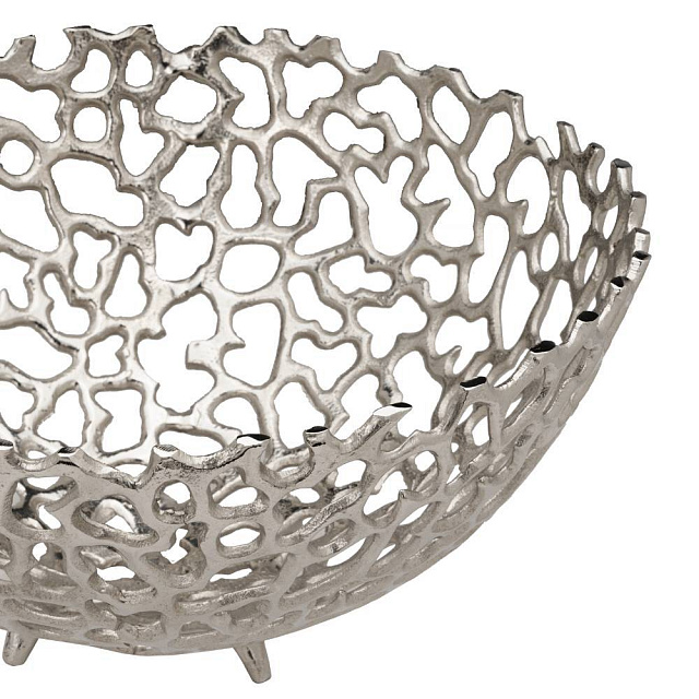 427494 Чаша декоративная KIMITSU, ?320, H150, никель в Екатеринбурге 427494 Чаша декоративная KIMITSU, ?320, H150, никель