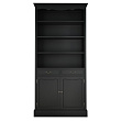 Книжный шкаф "Leontina Black"  арт ST9330BLK №1