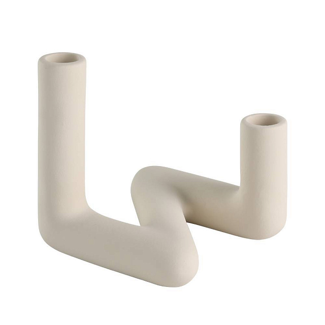 422305 Подсвечник VALAKISH L125, B83, H133 глина, бежевый в Екатеринбурге 422305 Подсвечник VALAKISH L125, B83, H133 глина, бежевый