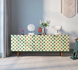 Комод "Berber" удлиненный принт 24 арт BB11/Print_24