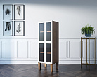 Шкаф-витрина "Andersen" с рифлеными стеклами арт AN14WH №1