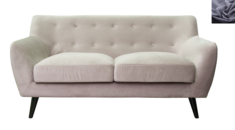 Диван с мягкими подлокотниками Albert 8 цвет синий в Екатеринбурге Диван с мягкими подлокотниками Albert 8 цвет синий