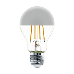 Светодиодная лампа А60, 7W(E27), 2700k, 806lm, хром