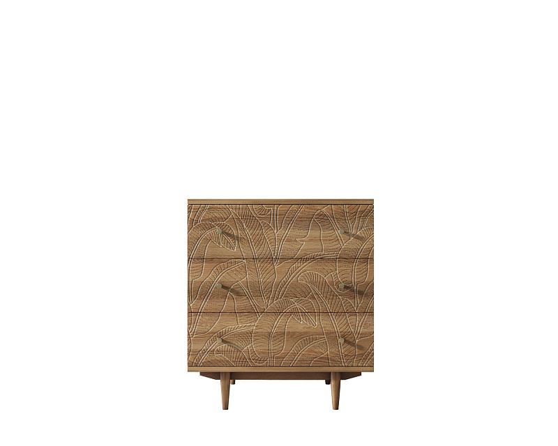 Комод "Boho" 3 ящика джангл арт BH07