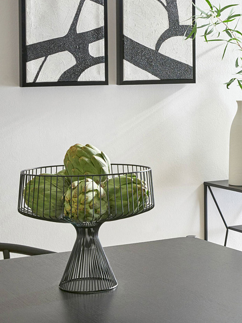 427072 Чаша декоративная UEDA, H250, ?300, сталь, черный в Екатеринбурге 427072 Чаша декоративная UEDA, H250, ?300, сталь, черный