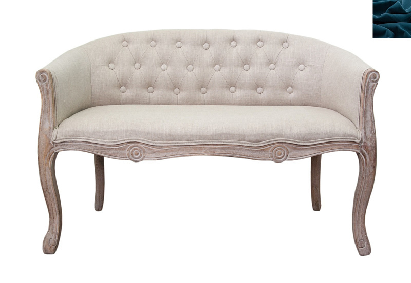 Дизайнерский двухместный диван Kandy Double Mocca цвет синий в Екатеринбурге Дизайнерский двухместный диван Kandy Double Mocca цвет синий