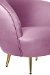 Мягкое кресло для гостиниц Small Benee Pink №4