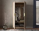 Шкаф малый двухстворчатый "Line" R24/beige №1