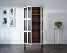 Шкаф двухстворчатый "Andersen" с рифлеными стеклами арт AN12WH №0