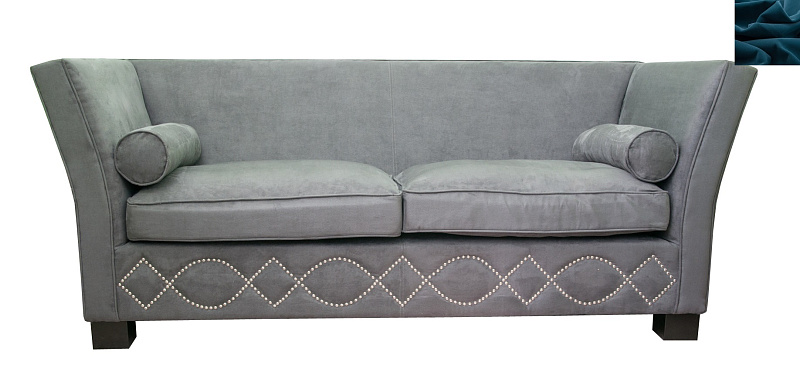 Диван арт-деко Volte Blue цвет синий