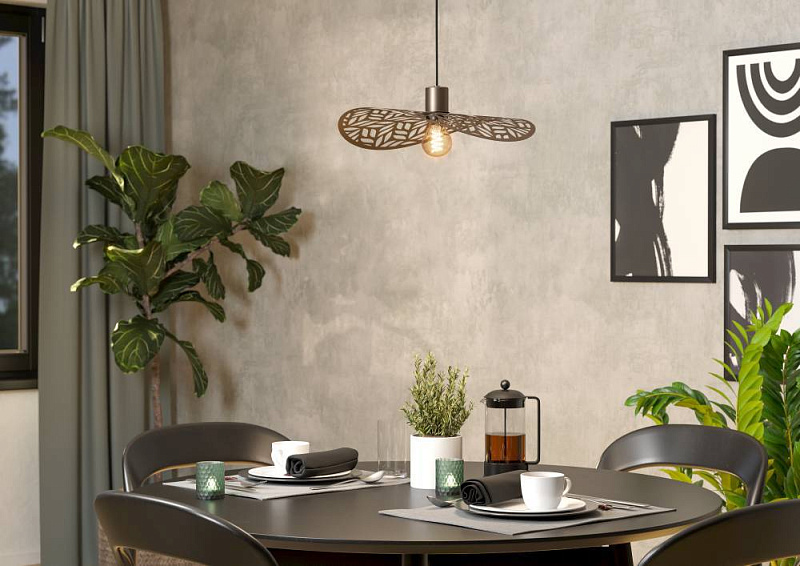 44124 Подвес SWABY, 1X60W(E27), сталь, бронзовый в Екатеринбурге 44124 Подвес SWABY, 1X60W(E27), сталь, бронзовый