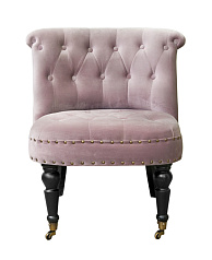 Низкое кресло Aviana Pink Velvet в Екатеринбурге