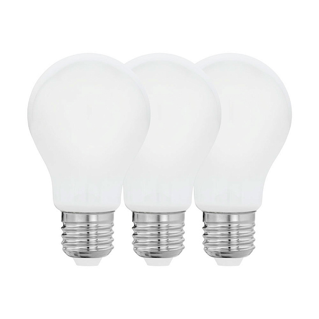Комплект из 3х светод ламп А60, 7W(E27), 2700K