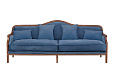 Диван с высокой спинкой Madesta Blue