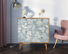 Комод "Berber" пять ящиков 39 принт арт BB36/Print_39