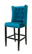 Дизайнерский барный стул Skipton Blue Velvet №3
