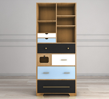 Стеллаж малый "Aquarelle Birch" арт RE-30ETG