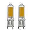 Светодиодная лампа COB, 2х3W (G9), 3000K, 200lm, 2 шт. в комплекте №0
