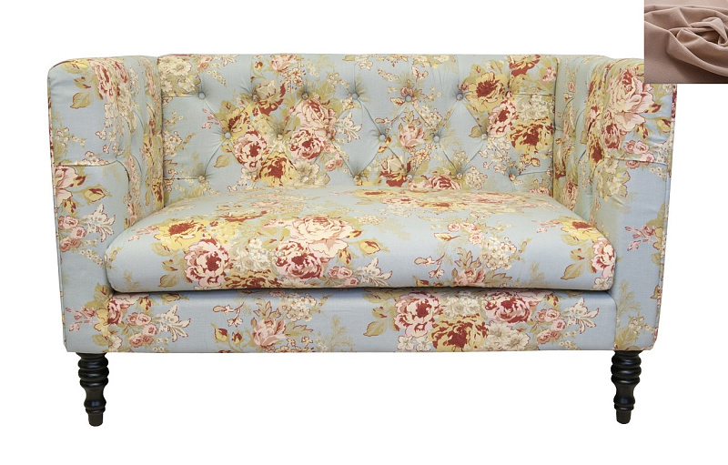 Диван Rose в современном стиле коричневый в Екатеринбурге Диван Rose в современном стиле коричневый