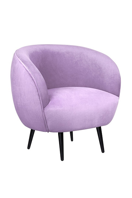 Мягкое кресло Benee Purple на черных ножках в Екатеринбурге Мягкое кресло Benee Purple на черных ножках