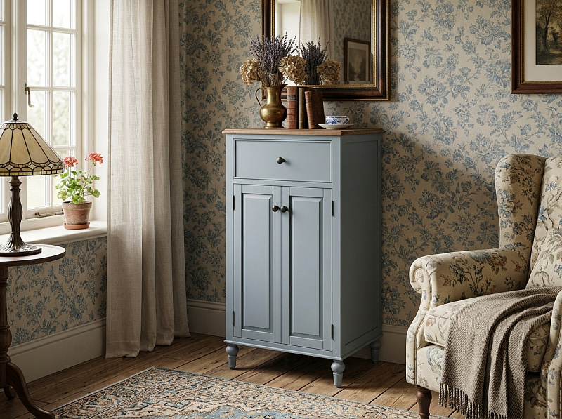 Узкий комод "Одри (Odri)" с дверками арт od2129R/5024