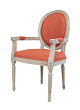 Мягкий стул с подлокотниками Diella Orange №3