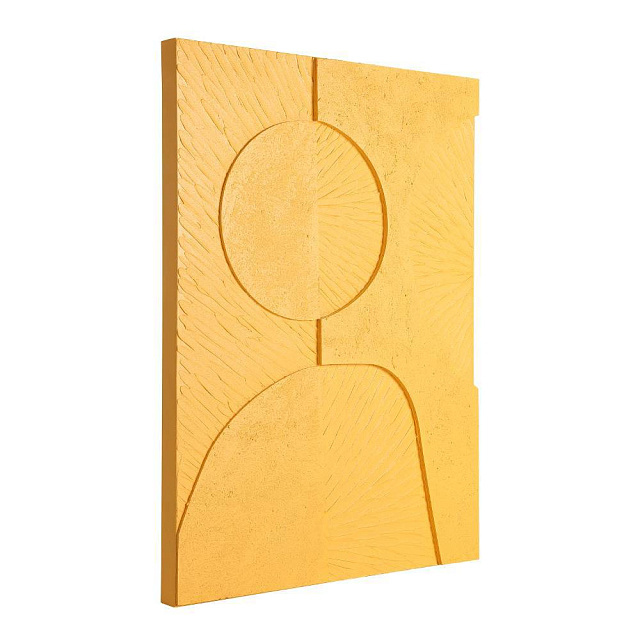 423153 Картина BESERAH, L600, B37, H800, дерево, холст, желтый в Екатеринбурге 423153 Картина BESERAH, L600, B37, H800, дерево, холст, желтый