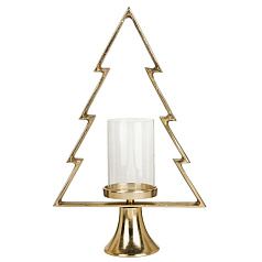 422427 Подсвечник рождественский MUKAYLE, H500, золотой