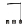 900738 Люстра SEGOVIA, 3X40W (E27), L880, B180, H1100, сталь, черный / дерево, черный