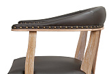 Стул в стиле ретро Tanner Genuine Brown Leather №4