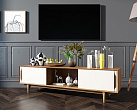 Консоль в Скандинавском стиле под TV "Bruni white" арт BR-22WH №3