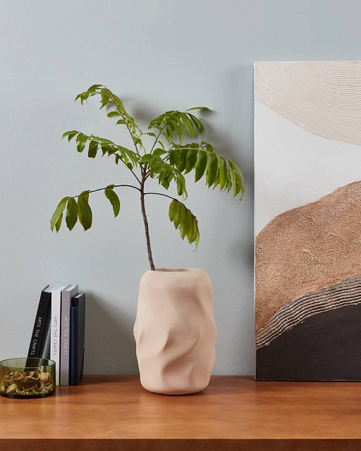 421122 Ваза декоративная PAYAO, H285, ?210, керамика, бежевый в Екатеринбурге 421122 Ваза декоративная PAYAO, H285, ?210, керамика, бежевый