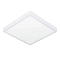 900592 Накладной светильник диммируемый FUEVA 5, 20,5W (LED), 3000K, L285, B285, H28, сталь, белый / пластик, белый