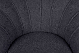 Низкое кресло Pearl Black Boucle №5