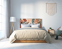 Кровать "Berber" 160х200 см 25 принт арт BB41/Print_25