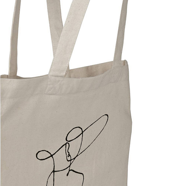 426515 Сумка женская SAHAZINA, L380, H415, 100% хлопок, кремовый, черный в Екатеринбурге 426515 Сумка женская SAHAZINA, L380, H415, 100% хлопок, кремовый, черный