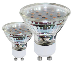 Светодиодная лампа SMD, 2х3W (GU10), 3000K, 240lm, 2 шт. в комплекте