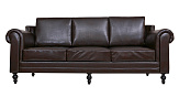 Дизайнерский кожаный диван Toren Brown №0