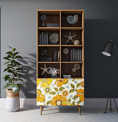 Стеллаж на комоде "Berber" принт 47 арт BB44/Print_47