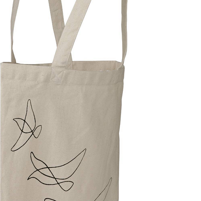 426514 Сумка женская SAHAZINA, L380, H415, 100% хлопок, кремовый, черный в Екатеринбурге 426514 Сумка женская SAHAZINA, L380, H415, 100% хлопок, кремовый, черный