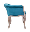 Низкое кресло Kandy Blue Velvet №1