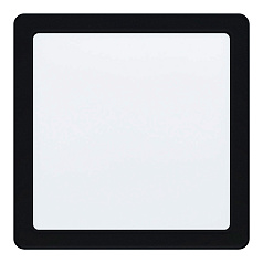 99189 Светодиодный встраиваемый светильник FUEVA 5, 17W (LED), 216х216, ET26, 2100lm, 4000K, сталь, черный